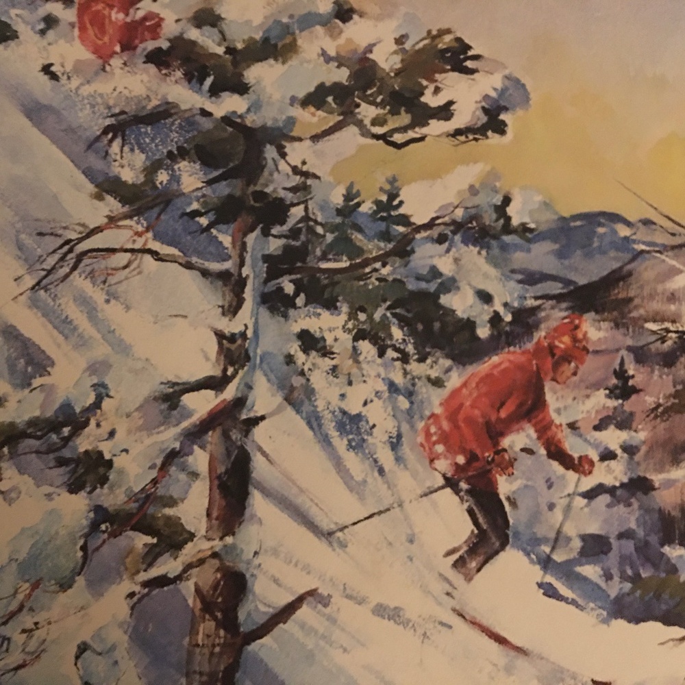 Print Cecile Johnson's watercolor painting "Killington, Vermont."